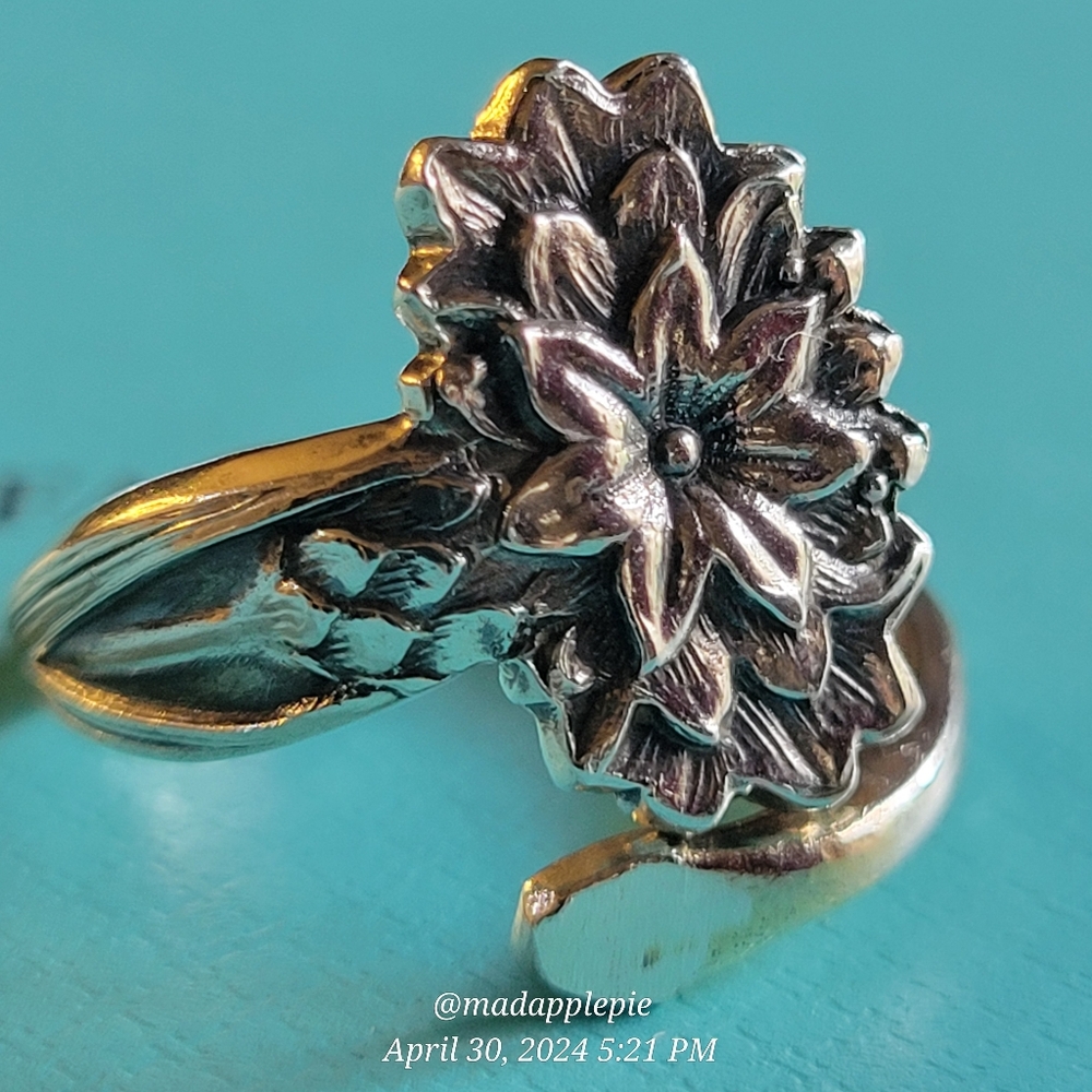 1885 Tiffany & Co. Ragged Sailor Spoon Ring in Sterling Silver Luxury Vintage 37 - Picture 10 of 14